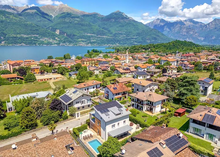 Family With Pool And Amazing Panoramic Penthouse Colico